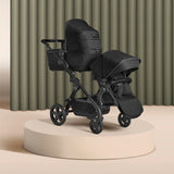 Silver Cross Wave 3 Single to Double Pushchair - Onyx