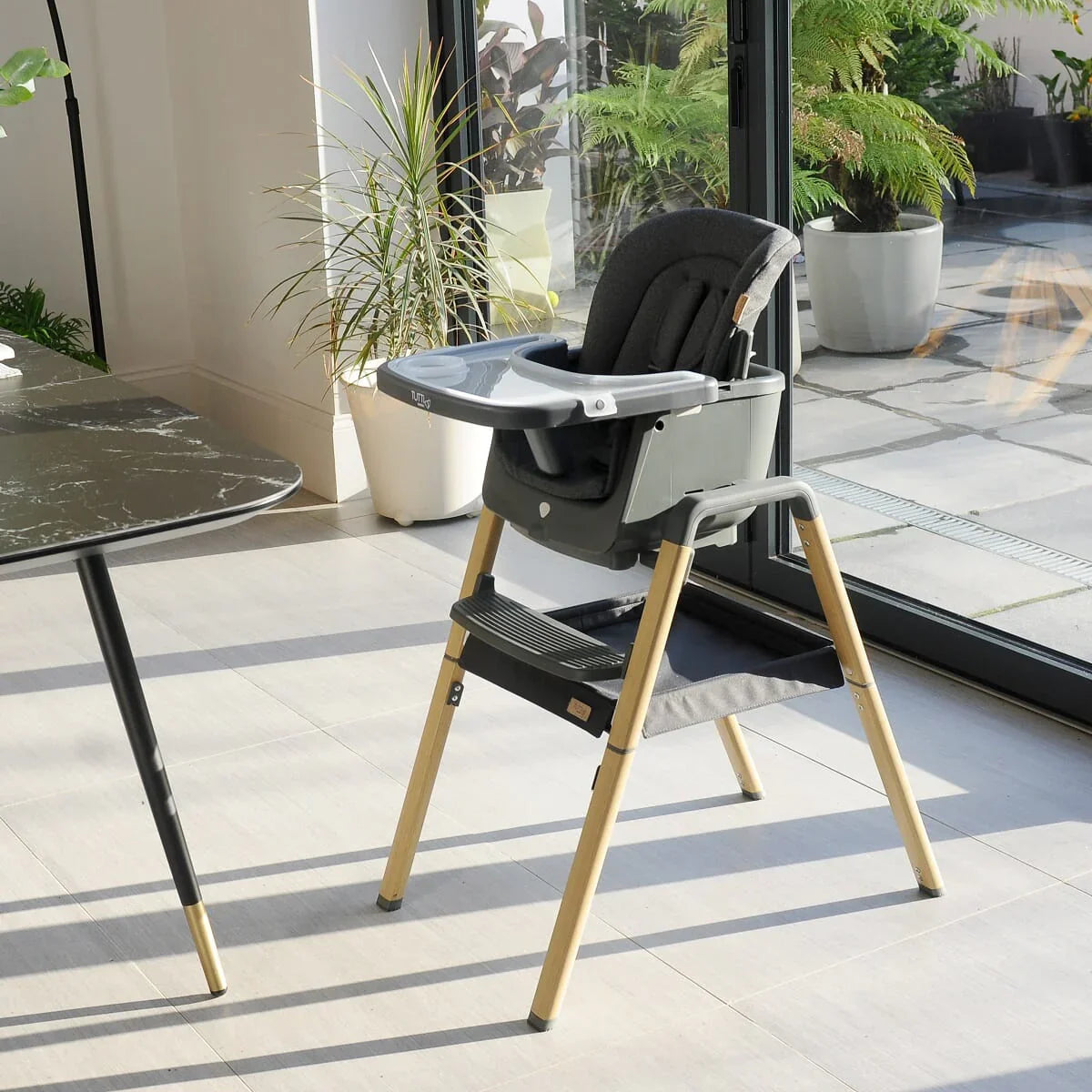 Tutti Bambini Nova Evolutionary Highchair - Grey/Oak