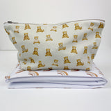 Nappy Wallet - Teddy Bear Print