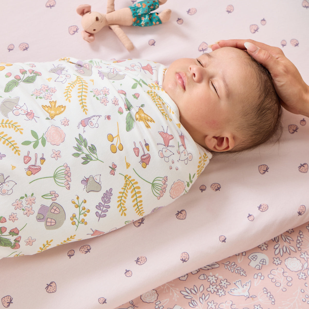 Tutti Bambini Large Muslin Squares Swaddles 3pk - Tiny Tails