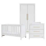 Tutti Bambini Tivoli 3 Piece Room Set - White