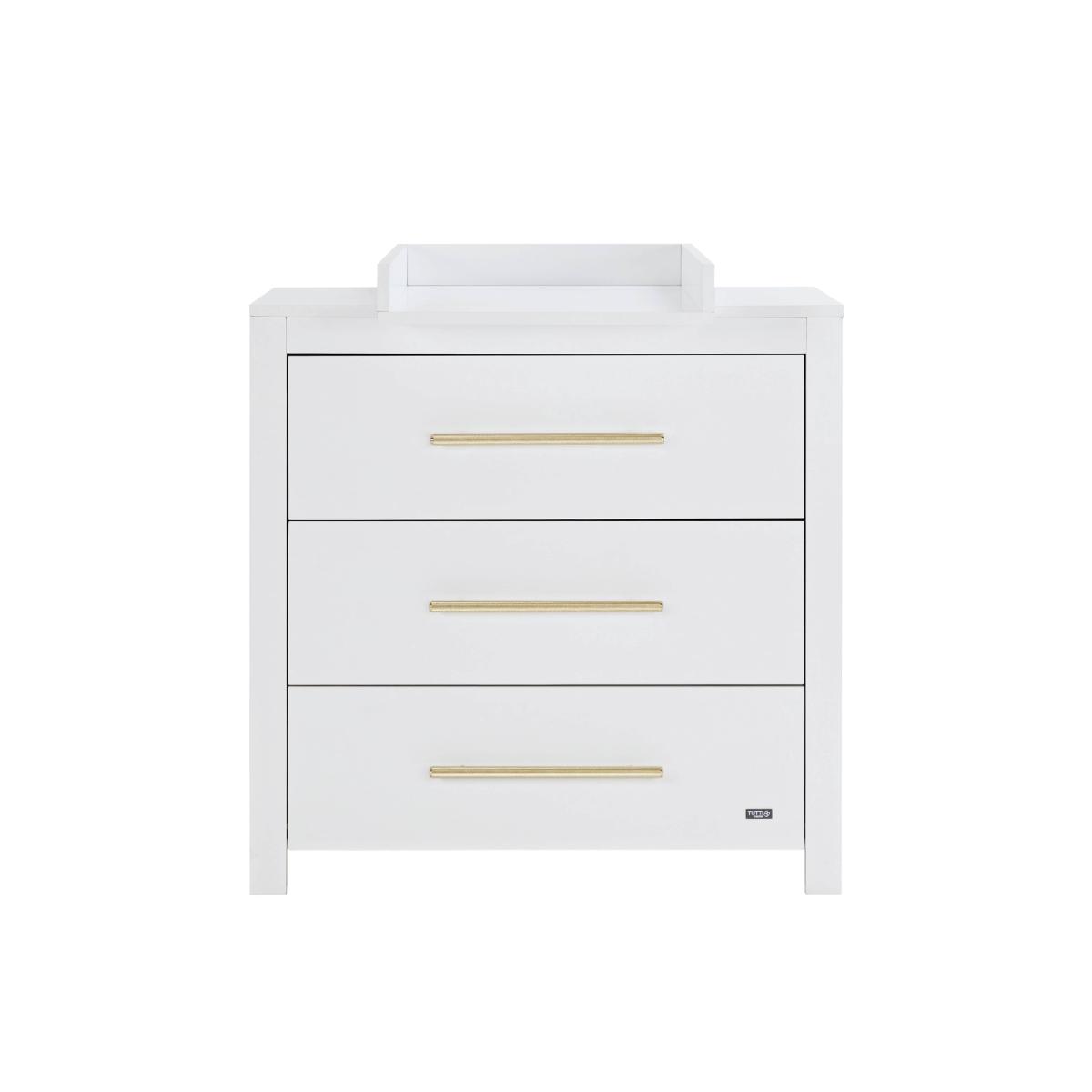 Tutti Bambini Tivoli 3 Piece Room Set - White