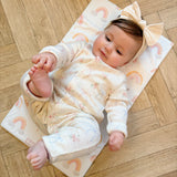 Travel Changing Mat - Pink Rainbow