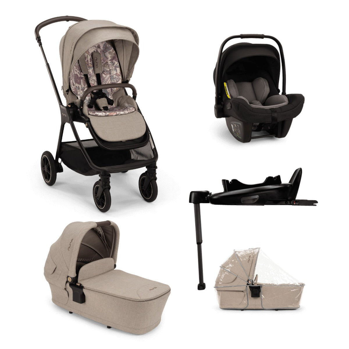 Nuna x Liberty TRIV Next + PIPA Next Generation Bundle - Fantasy Land