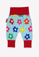 Toby Tiger Organic Rainbow Bloom Print Yoga Pants