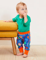 Toby Tiger Organic Camping Bear Print Yoga Pants