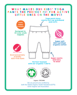 Toby Tiger Organic Multi Rainbow Yoga Pants