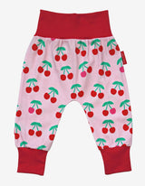 Toby Tiger Organic Cherry Print Yoga Pants