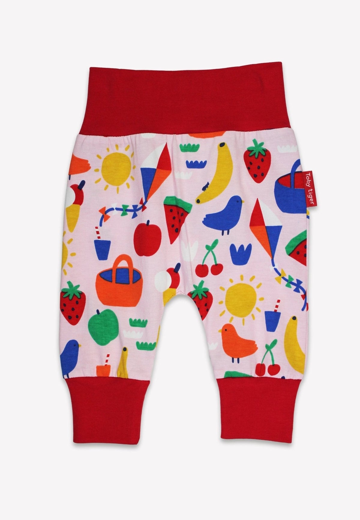 Toby Tiger Organic Picnic Print Yoga Pants