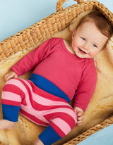 Toby Tiger Organic Pink/Pink Stripe Yoga Pants