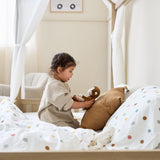 Tutti Bambini Casa Grande Montessori House Floor Bed - Harvest Oak