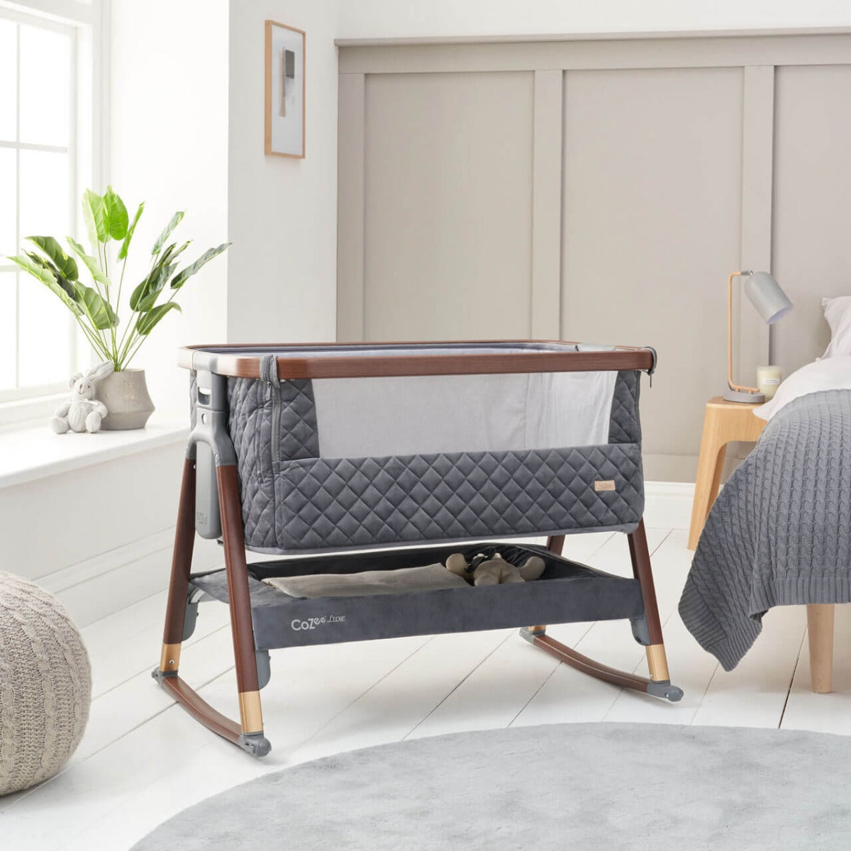 Tutti Bambini CoZee Luxe Rocking Bars - Walnut