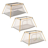 Tutti Bambini CoZee Go 3-in-1 Bassinet, Travel Cot & Playpen - Oak/Charcoal