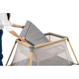 Tutti Bambini CoZee Go 3-in-1 Bassinet, Travel Cot & Playpen - Oak/Charcoal