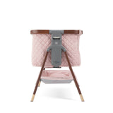 Tutti Bambini CoZee Luxe Bedside Crib - Walnut/Blush