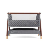 Tutti Bambini CoZee Luxe Bedside Crib - Walnut/Slate
