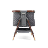 Tutti Bambini CoZee Luxe Bedside Crib - Walnut/Slate