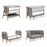 Tutti Bambini CoZee XL Complete Birth to 4+ Years Package - Oak/Charcoal