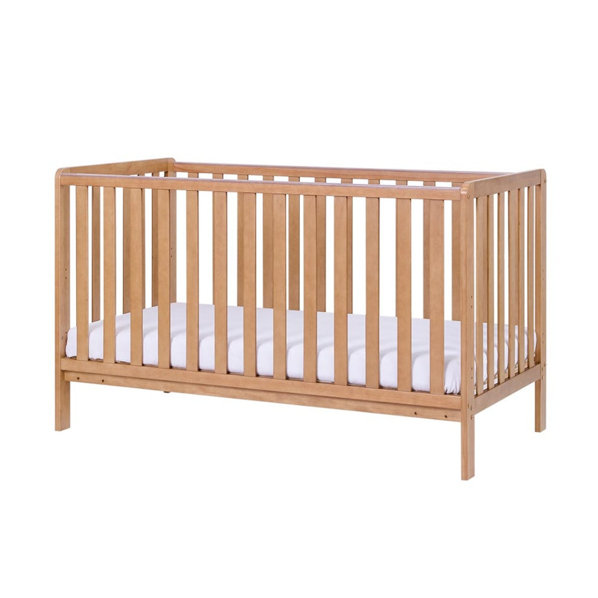 Tutti Bambini Malmo Cot Bed & Rio Furniture 2pc Set - Dove Grey/Oak
