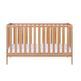 Tutti Bambini Malmo Cot Bed & Rio Furniture 2pc Set - Dove Grey/Oak