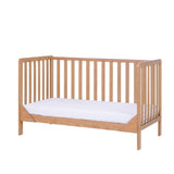 Tutti Bambini Malmo Cot Bed, Cot Top Changer and Mattress Bundle - Oak