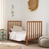 Tutti Bambini Malmo Cot Bed, Cot Top Changer and Mattress Bundle - Oak