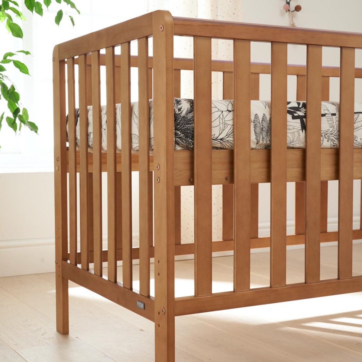 Tutti Bambini Malmo Cot Bed & Rio Furniture 3pc Set - Dove Grey/Oak