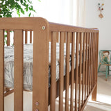 Tutti Bambini Malmo Cot Bed, Cot Top Changer and Mattress Bundle - Oak