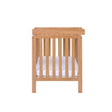 Tutti Bambini Malmo Cot Bed, Cot Top Changer and Mattress Bundle - Oak