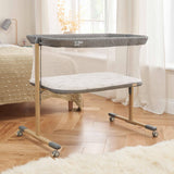 Tutti Bambini ZiZee Breathable Rocking Crib - Oak/Charcoal