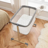 Tutti Bambini ZiZee Breathable Rocking Crib - Oak/Charcoal