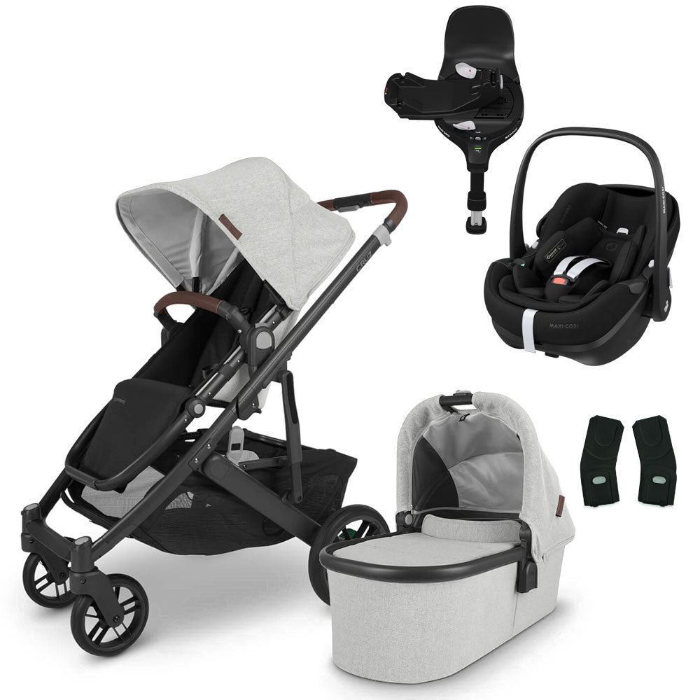 UPPAbaby CRUZ V2 Travel System with Maxi-Cosi Pebble 360 PRO + Rotating IsoFix Base