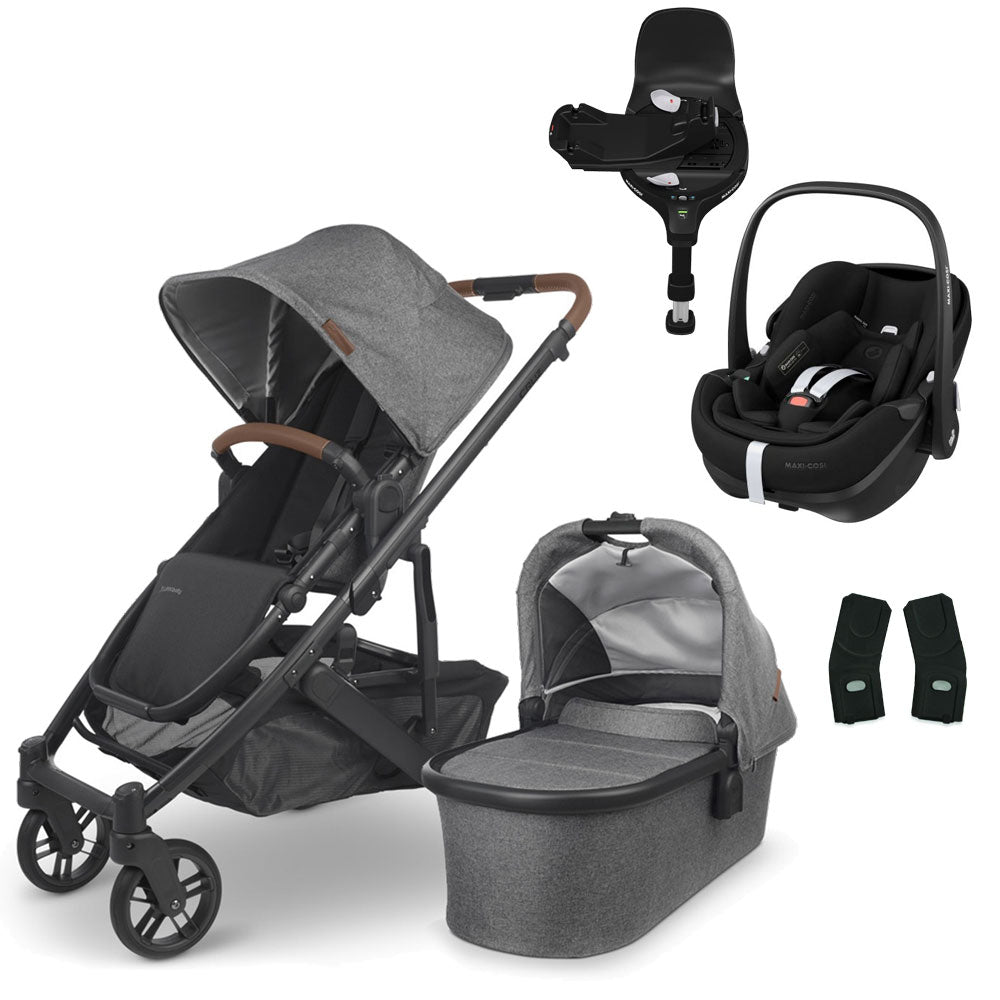 UPPAbaby CRUZ V2 Travel System with Maxi-Cosi Pebble 360 PRO + Rotating IsoFix Base