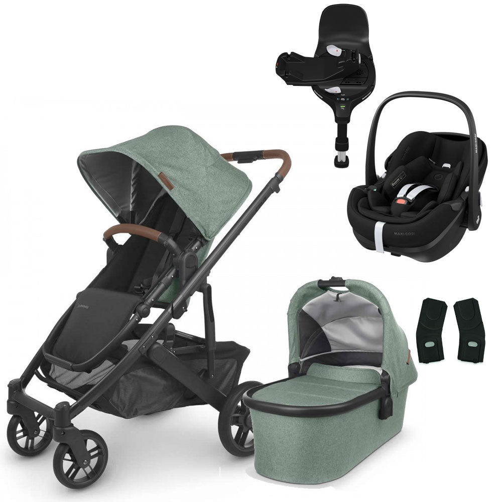 UPPAbaby CRUZ V2 Travel System with Maxi-Cosi Pebble 360 PRO + Rotating IsoFix Base