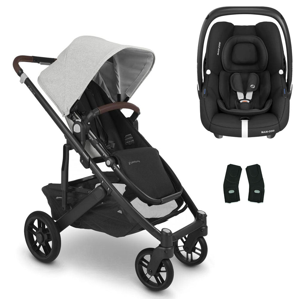UPPAbaby CRUZ V2 Pushchair with Maxi-Cosi Cabriofix iSize