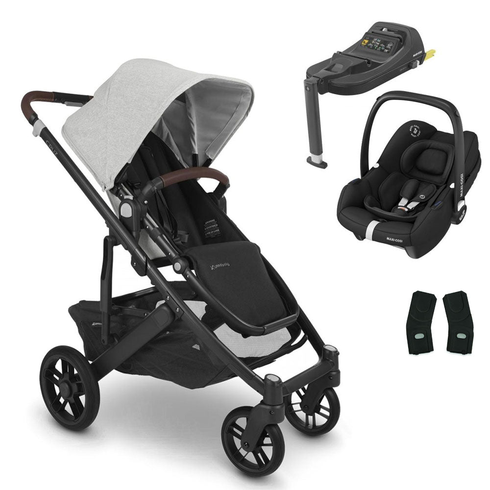 UPPAbaby CRUZ V2 Pushchair with Maxi-Cosi Cabriofix iSize + Isofix Base