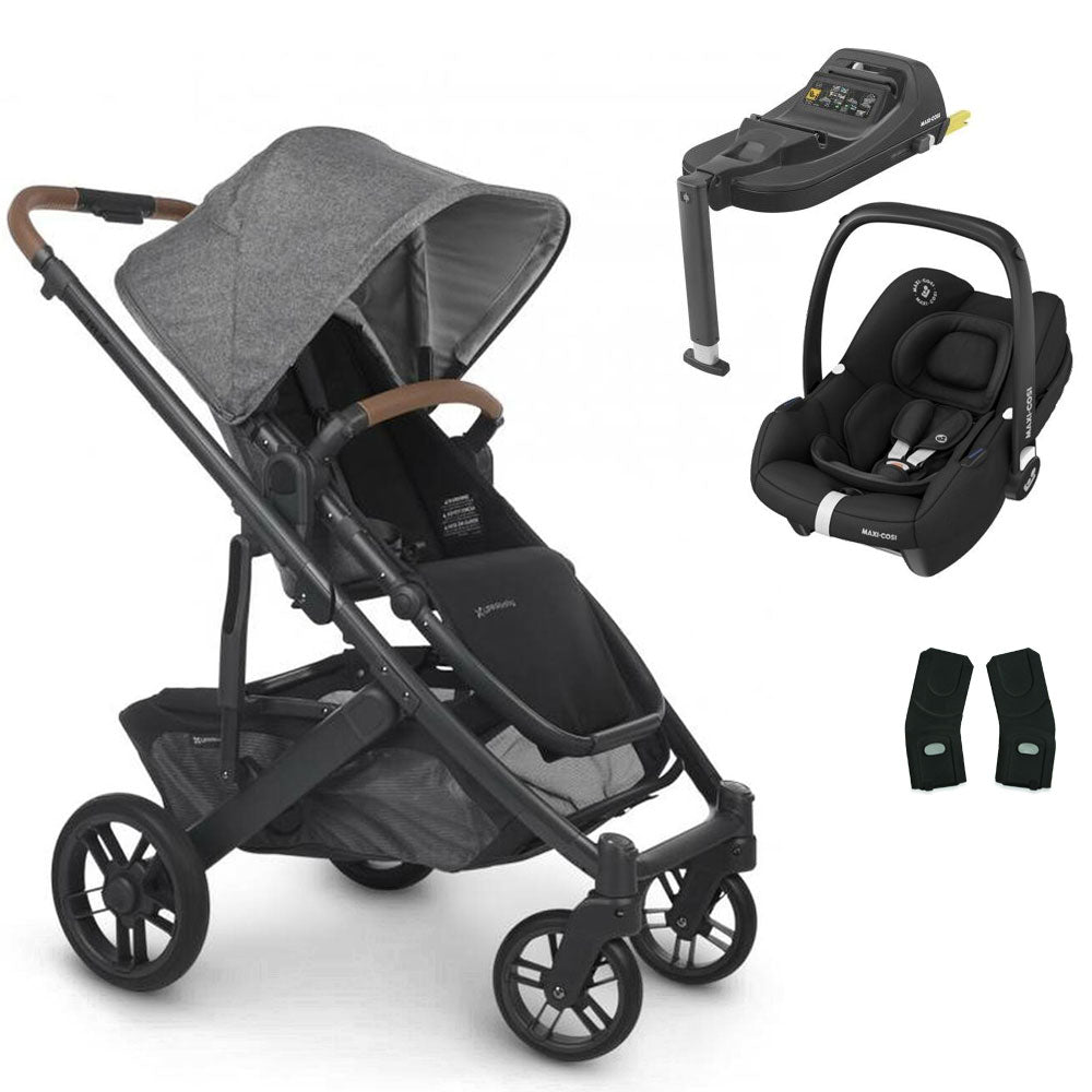 UPPAbaby CRUZ V2 Pushchair with Maxi-Cosi Cabriofix iSize + Isofix Base