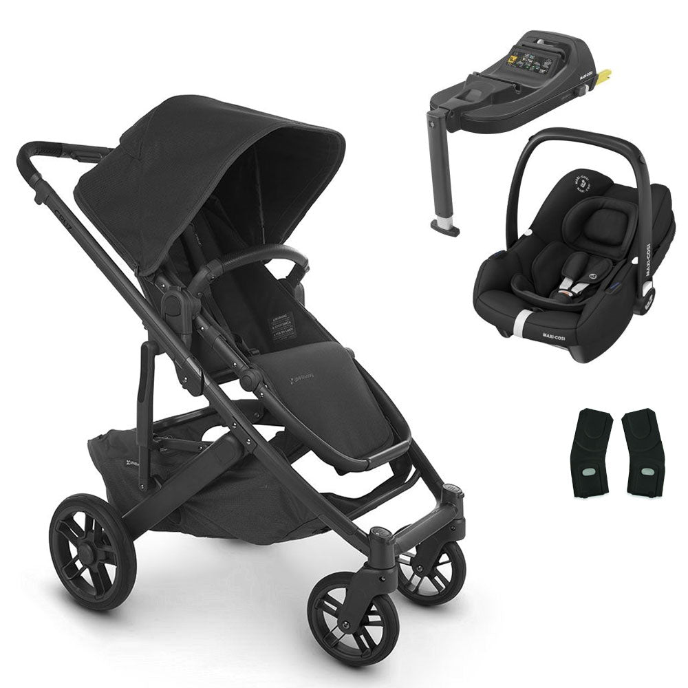 UPPAbaby CRUZ V2 Pushchair with Maxi-Cosi Cabriofix iSize + Isofix Base