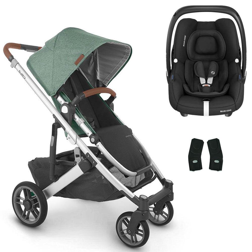 UPPAbaby CRUZ V2 Pushchair with Maxi-Cosi Cabriofix iSize