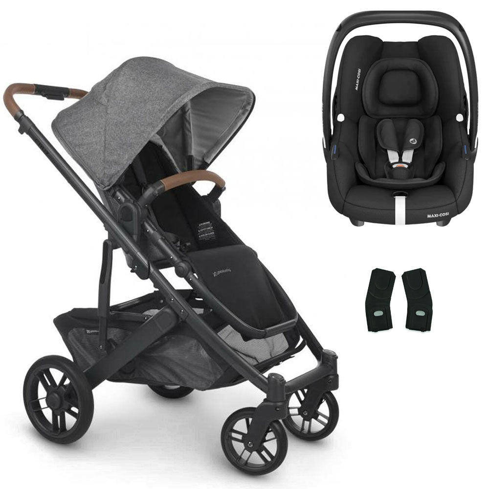 UPPAbaby CRUZ V2 Pushchair with Maxi-Cosi Cabriofix iSize