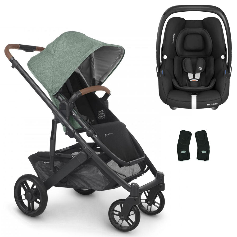 UPPAbaby CRUZ V2 Pushchair with Maxi-Cosi Cabriofix iSize
