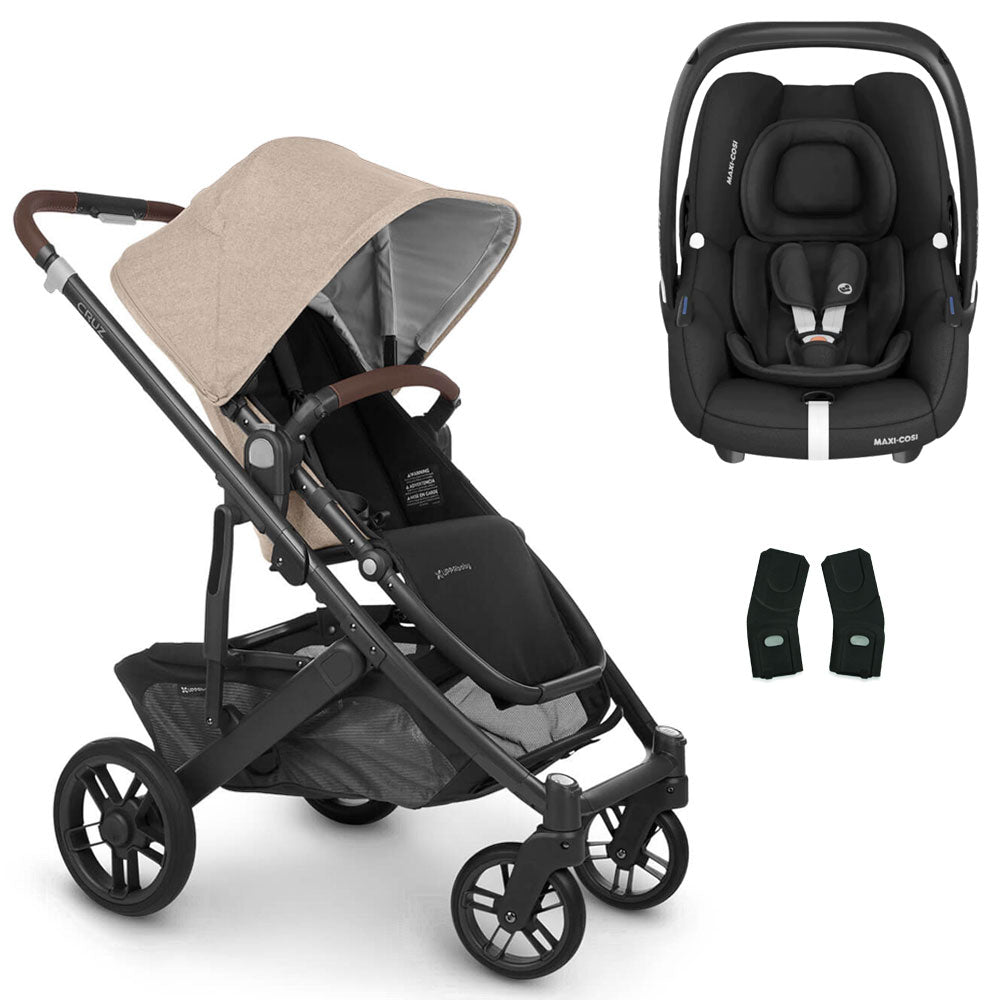 UPPAbaby CRUZ V2 Pushchair with Maxi-Cosi Cabriofix iSize