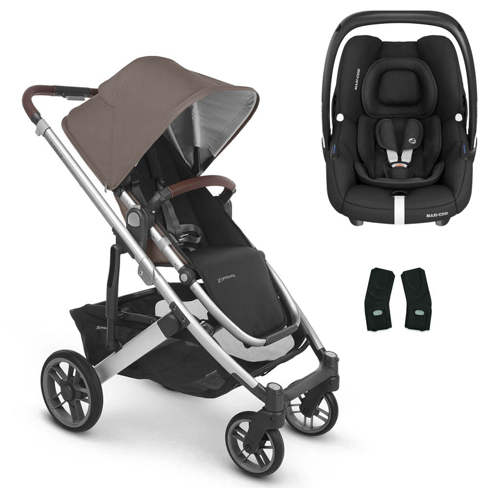 UPPAbaby CRUZ V2 Pushchair with Maxi-Cosi Cabriofix iSize