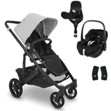 UPPAbaby CRUZ V2 Pushchair with Maxi-Cosi Pebble 360 PRO + Rotating IsoFix Base