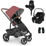 UPPAbaby CRUZ V2 Pushchair with Maxi-Cosi Pebble 360 PRO + Rotating IsoFix Base
