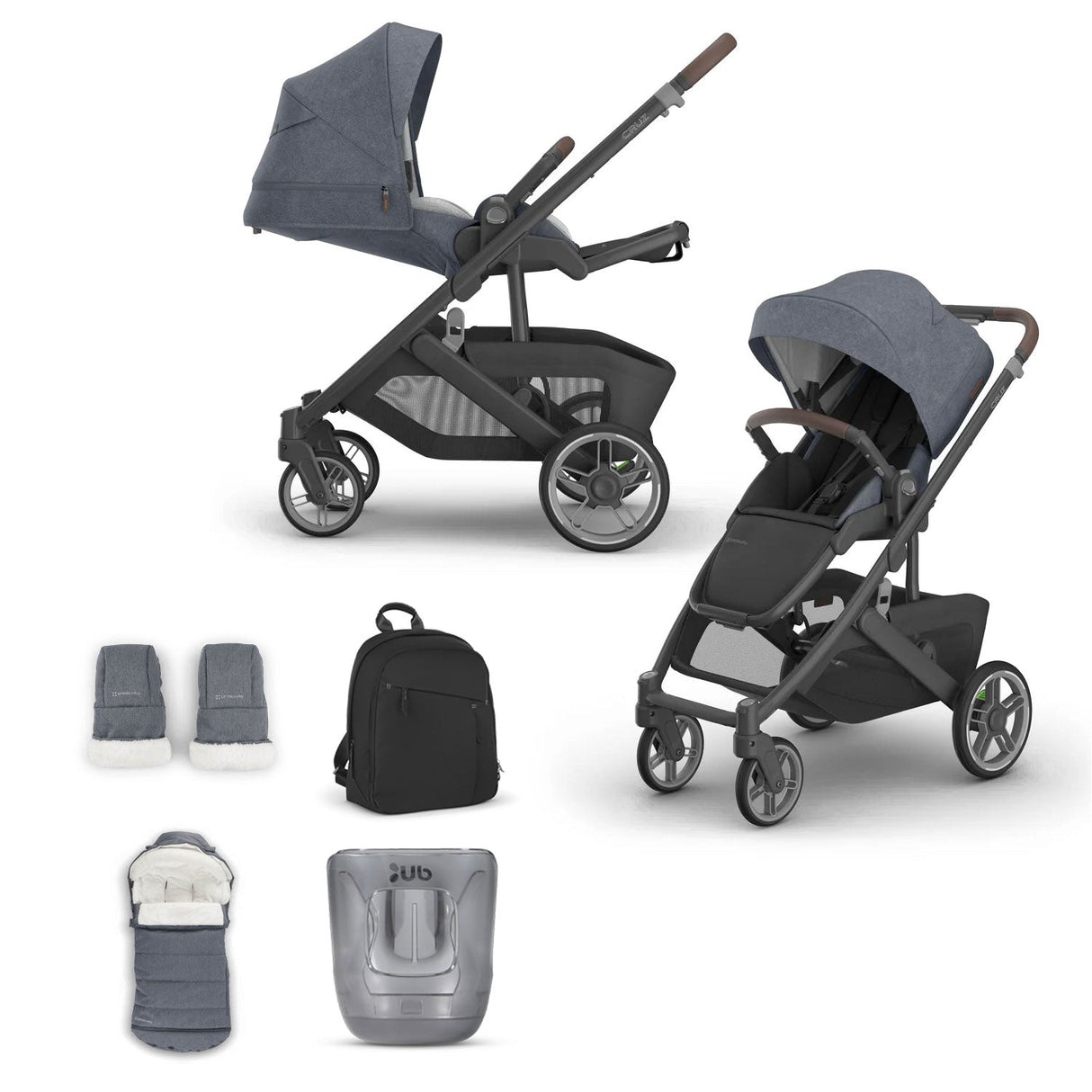 UPPAbaby Cruz V3 Pushchair & Accessory Bundle - Julian