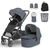 UPPAbaby Cruz V3 Pushchair, Carrycot & Accessory Bundle - Julian