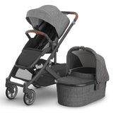 UPPAbaby Cruz V3 Pushchair, Carrycot & Accessory Bundle - Greyson