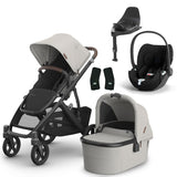 UPPAbaby VISTA V3 + Cybex Cloud T i-Size Travel System Bundle - Savannah