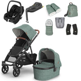 UPPAbaby VISTA V3 Luxury Maxi-Cosi Cabriofix i-Size Travel System Bundle - Gwen